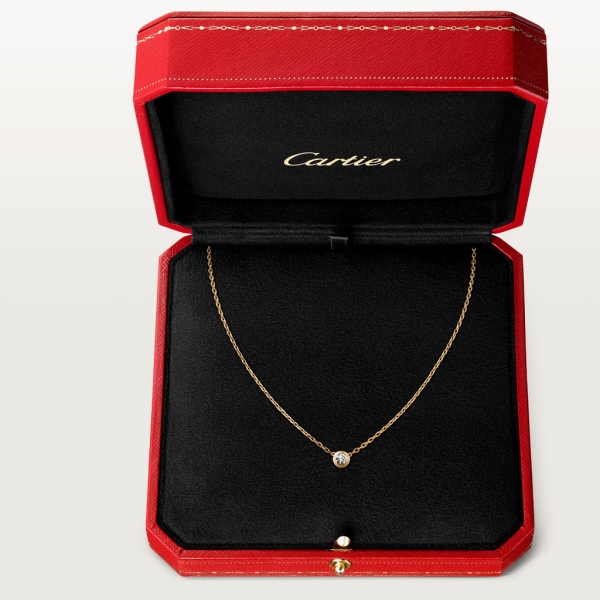 Collar Cartier d'Amour tamaño pequeño Oro amarillo, diamante
