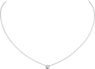 Collar Cartier d'Amour tamaño pequeño Oro blanco, diamante