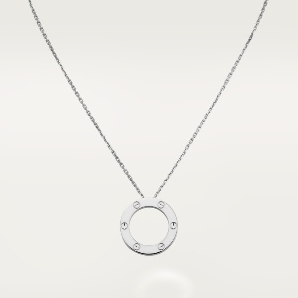 Colgante Love Oro blanco