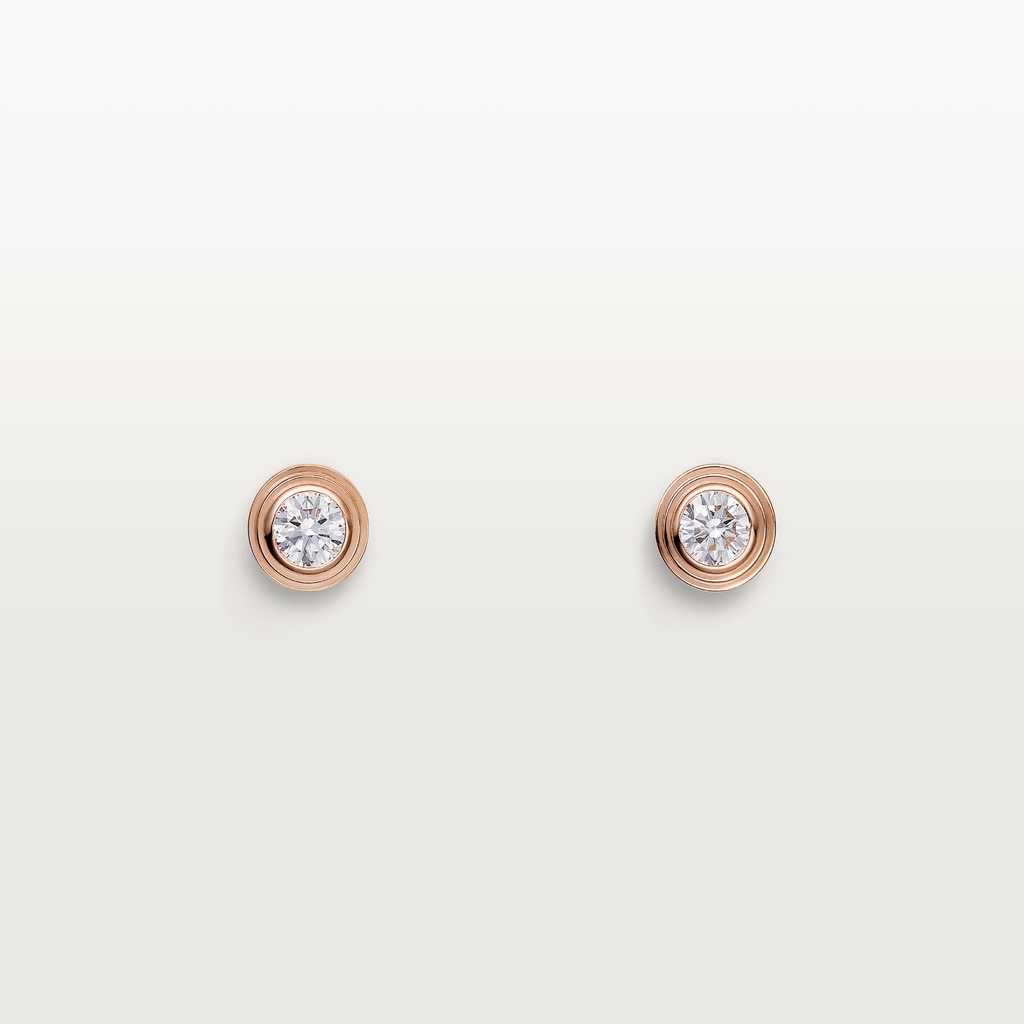 Pendientes Cartier d'AmourOro rosa, diamantes