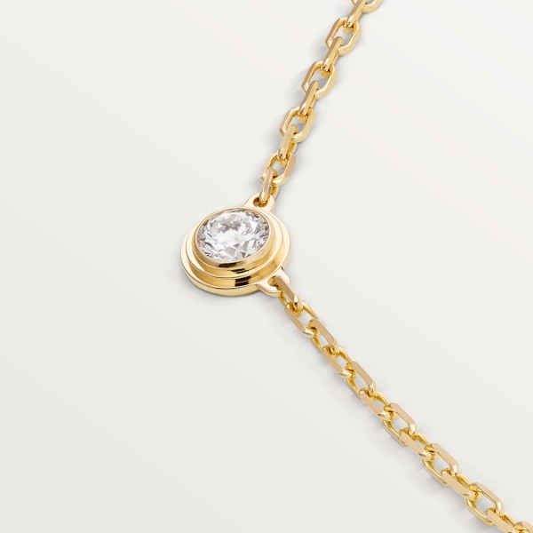 Collar Cartier d'Amour tamaño pequeño Oro amarillo, diamante