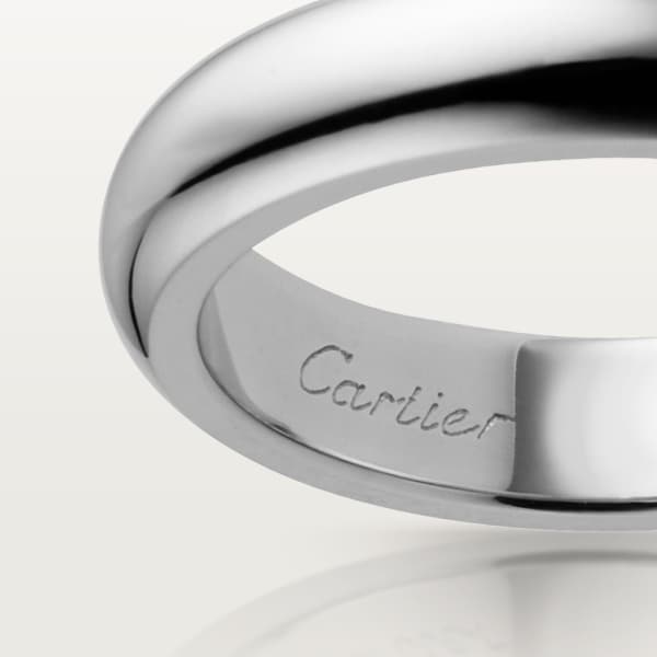1895 wedding ring, width 4 mm Platinum