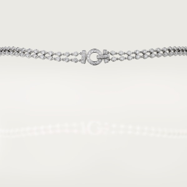 Collar Pluie de Cartier Oro blanco, diamantes