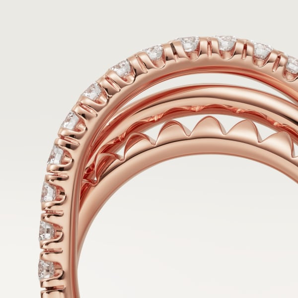 Anillo Étincelle de Cartier, semipavé Oro rosa, diamantes