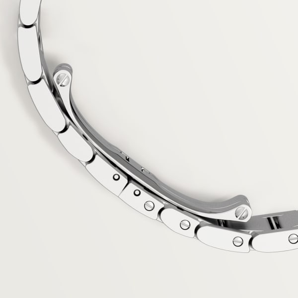 Reloj Tank Française Tamaño mediano, movimiento de cuarzo, acero